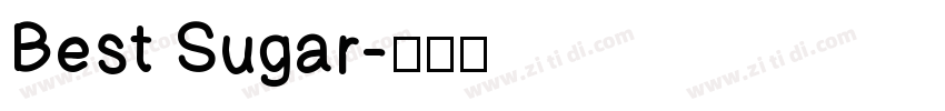 Best Sugar字体转换